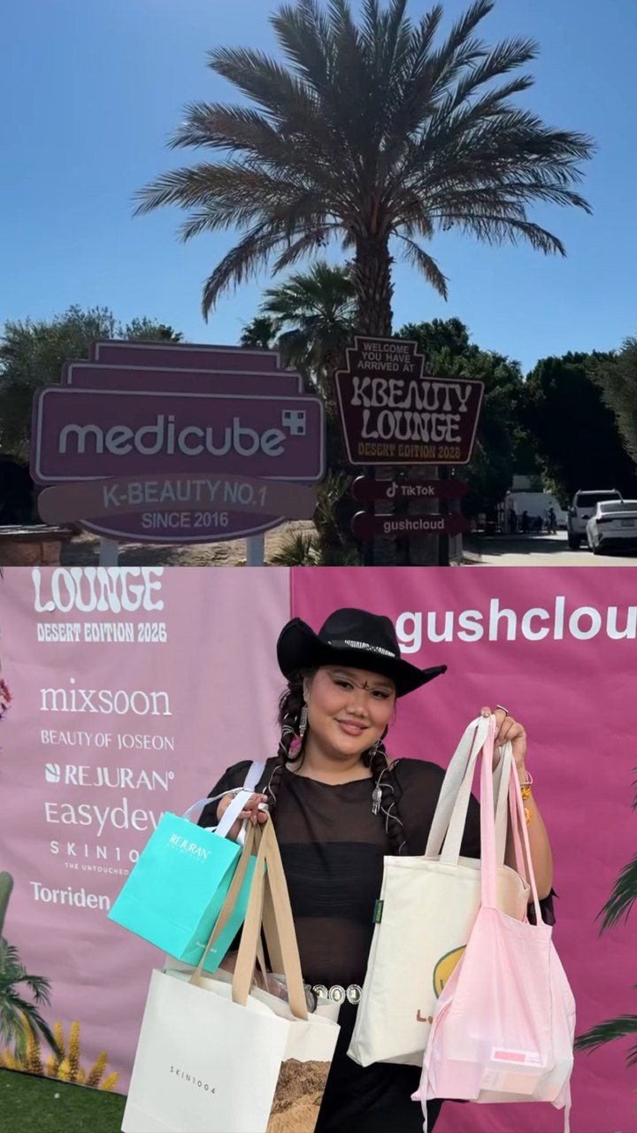 Aru at the K-Beauty Lounge by TikTok and Gushcloud
