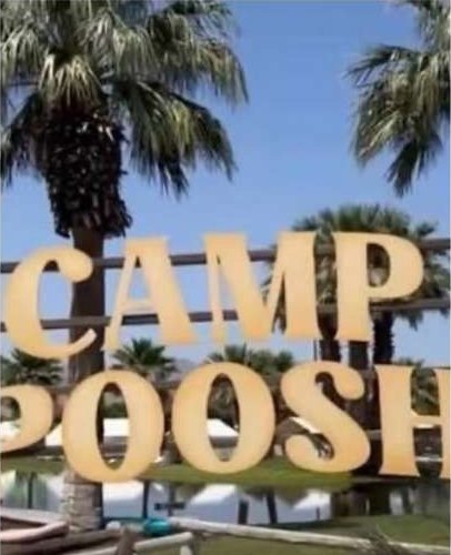 Camp Poosh invitation